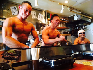 Illustration for article titled Japan's Macho Restaurant Serves Up Real Beefcakes
